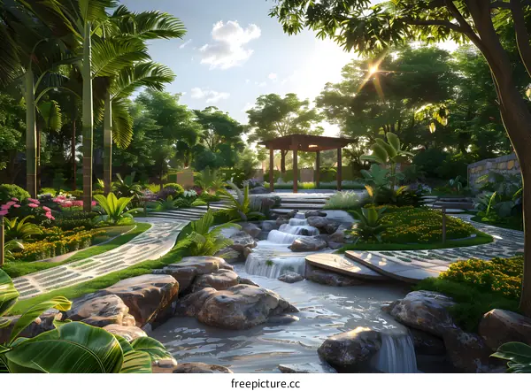 Landscape design renderings