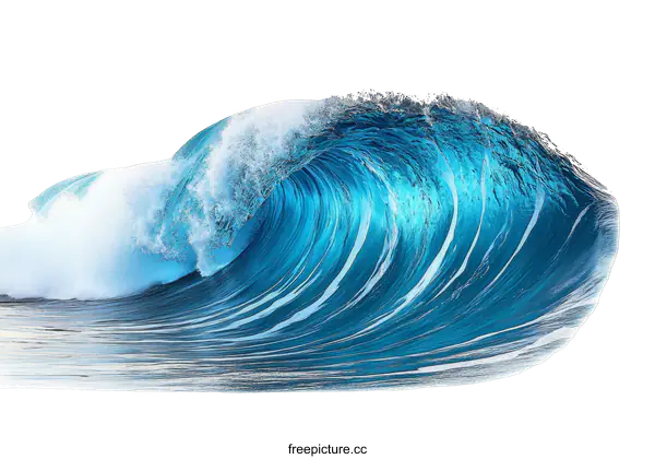 [Transparent Background PNG]Powerful Ocean Wave Crashing