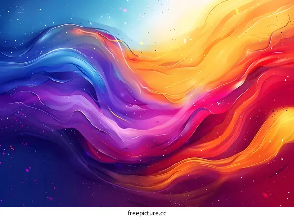 Colorful abstract painting