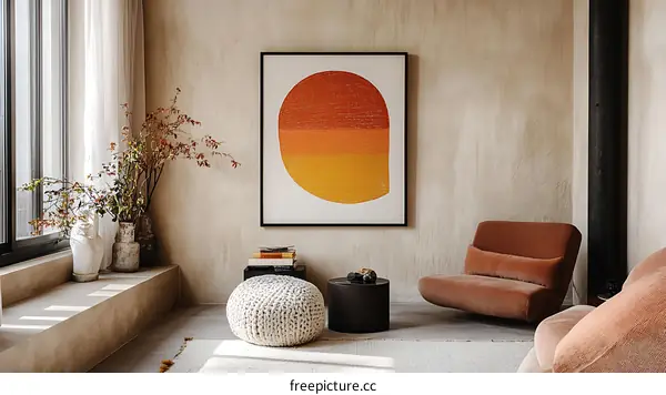 Modern Minimalist Living Room Interior Design