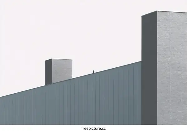 Abstract Architectural Facade Detail