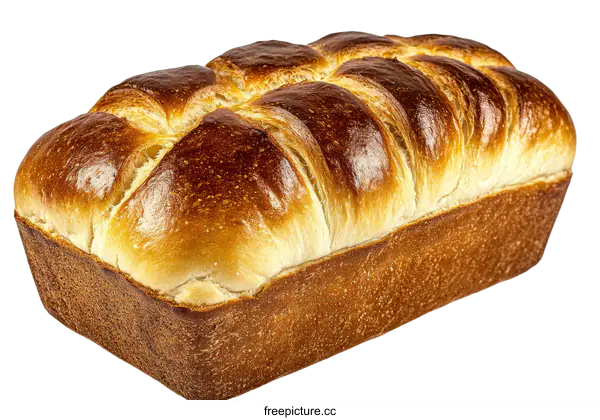 [Transparent Background PNG]Delicious Artisan Loaf of Bread in Baking Pan
