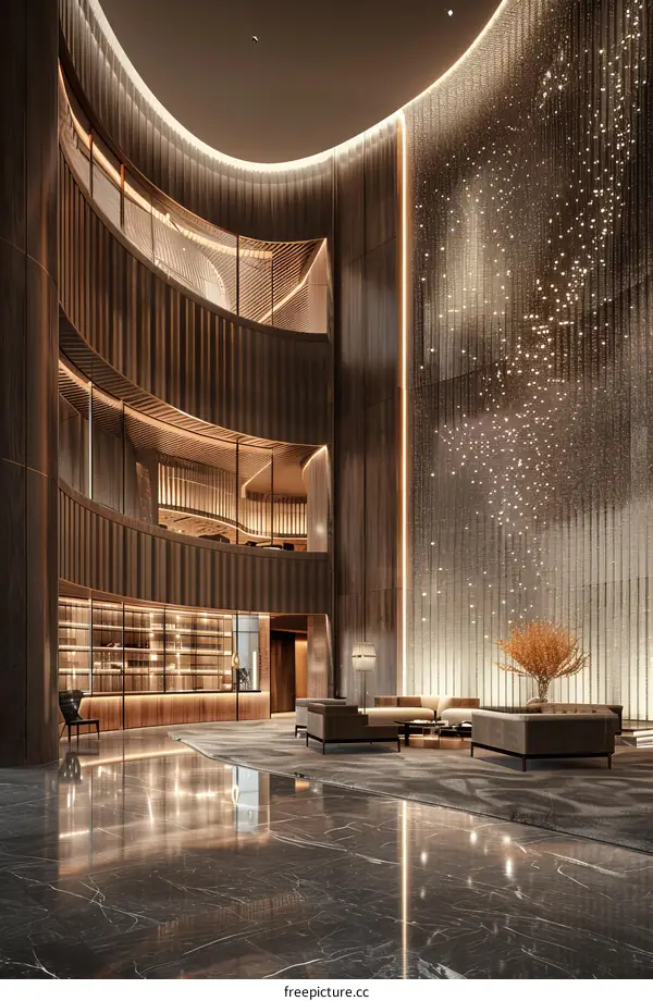 Modern Luxurious Hotel Lobby Design