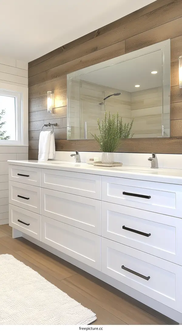 Modern Farmhouse Style Bathroom Vanity