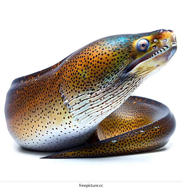 A close up of a moray eel