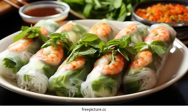 Appetizing Spring Rolls: A Showcase of Vietnamese Cuisine