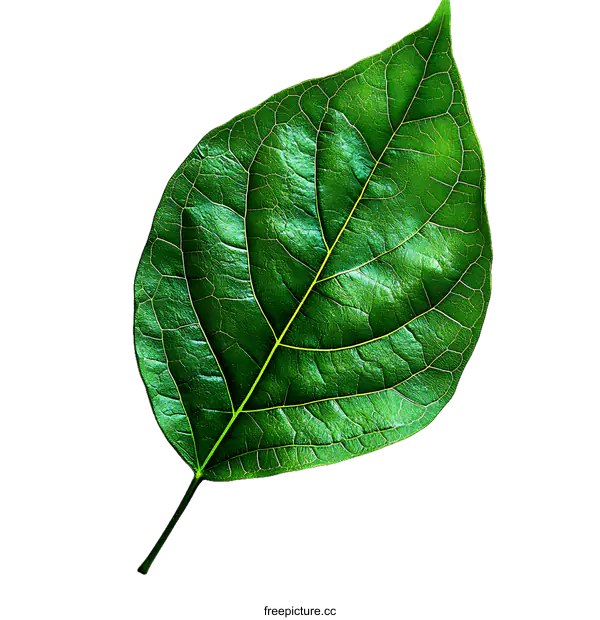 [Transparent Background PNG]Close Up Green Leaf Detail