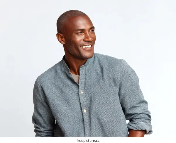 Smiling African American Man Portrait