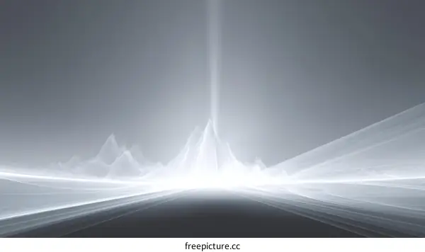 Abstract Light and Shadow Landscape