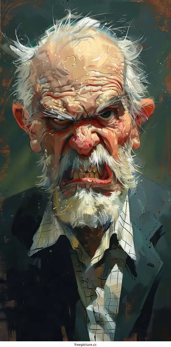 Portrait of an old man