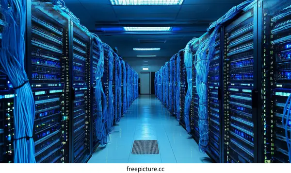 Modern Data Center Server Racks