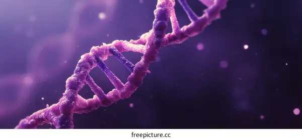 DNA Structure Illustration of a double helix