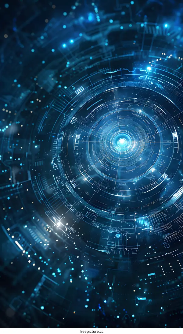 Abstract Technology Background with Circuit Board Design