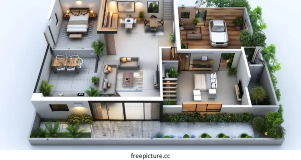 Modern House 3D Interior Design