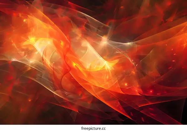Abstract Red and Orange Background