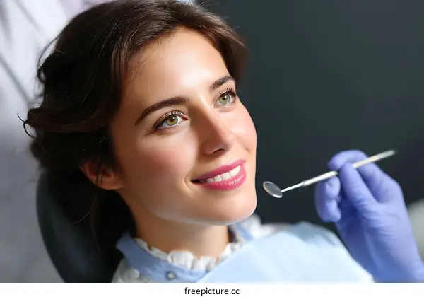 Dental Examination of a Woman Patient