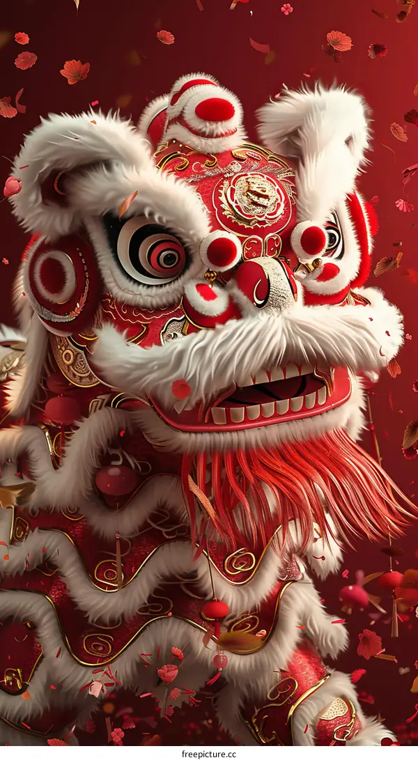 Lion Dance and Dragon Dance for New Year