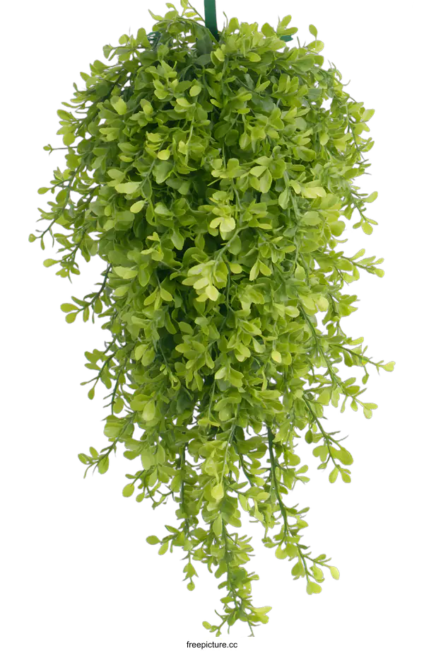 [Transparent Background PNG]Artificial Green Hanging Plant for Home Decor