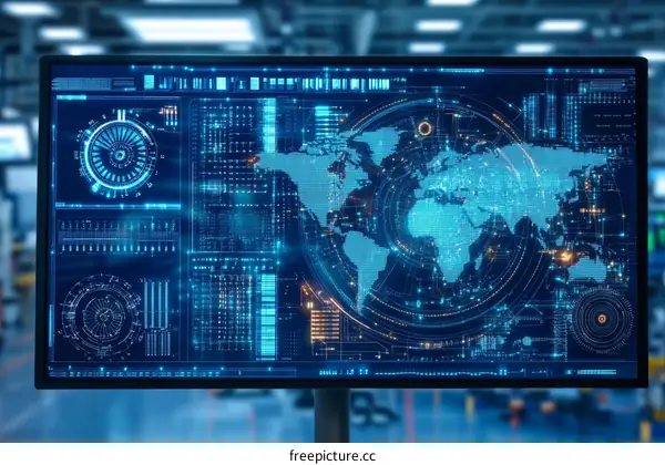 Global Data Visualization on a Screen