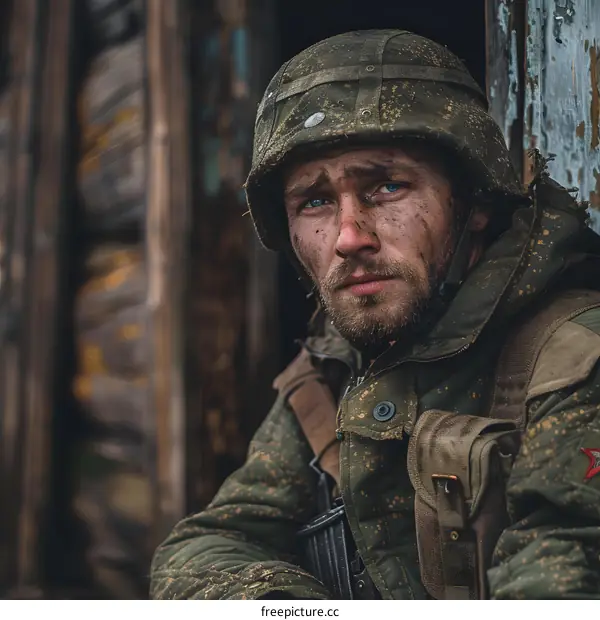 Portrait of a soldier