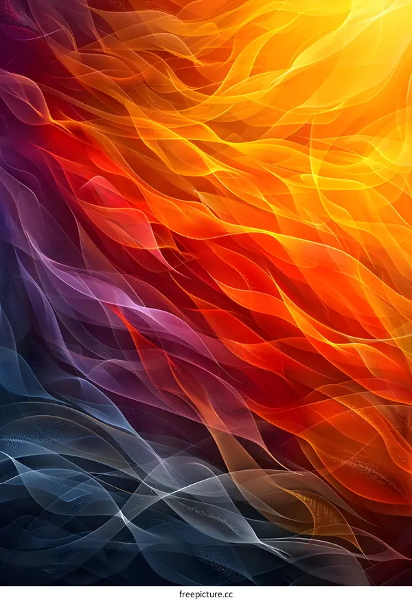 Abstract Flowing Lines Background