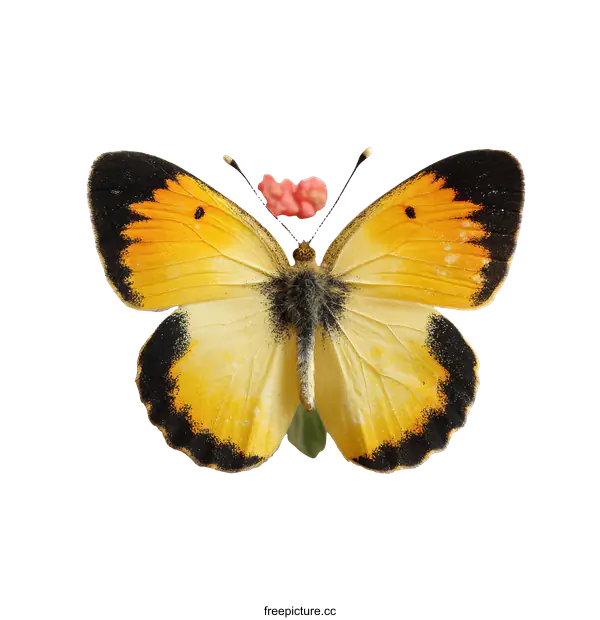 [Transparent Background PNG]Close Up View of a Beautiful Butterfly
