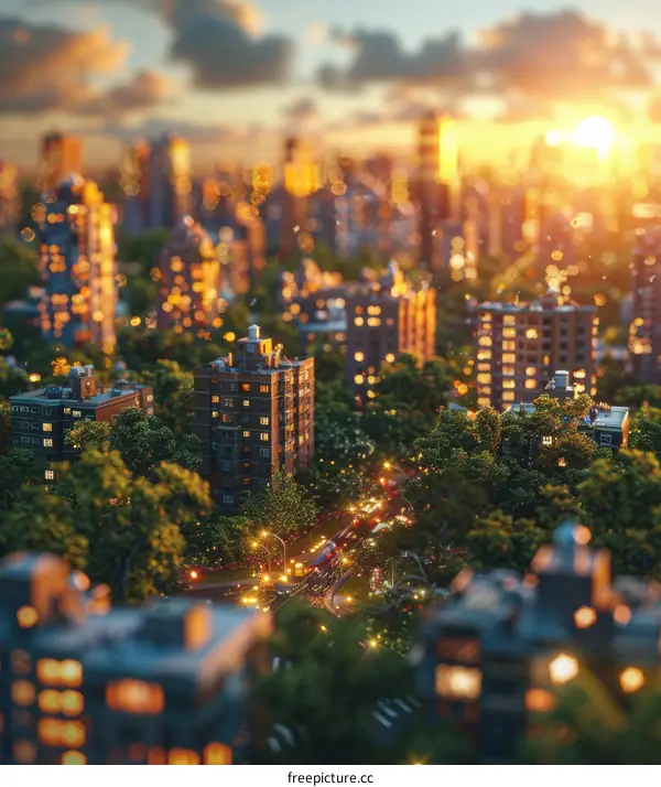 Sustainable City with Green Spaces: A Model for Urban Planning