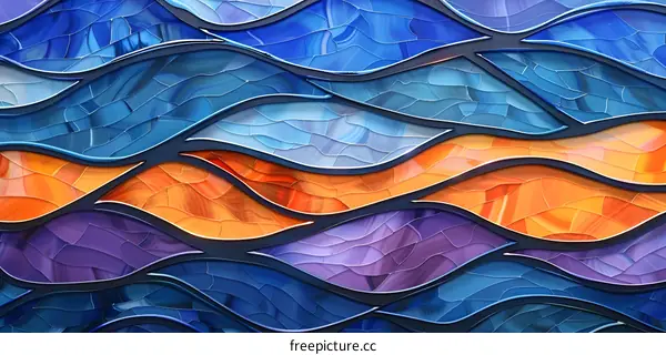 Abstract Ocean Waves