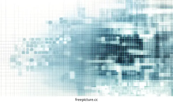 Abstract Digital Pixel Pattern Background