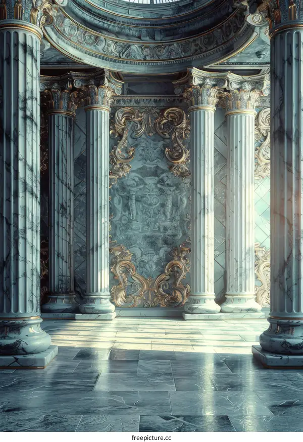 Antique Marble Hall Interior Design