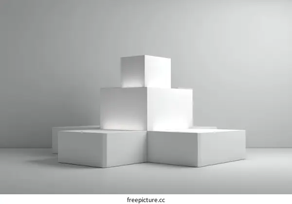 White Cube Display Platform Design