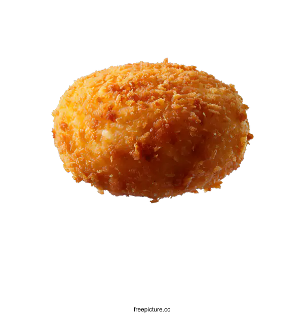 [Transparent Background PNG]Golden Fried Breadcrumb Crusted Food