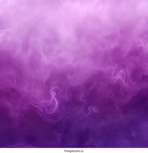 Fluid Purple Abstract Painting