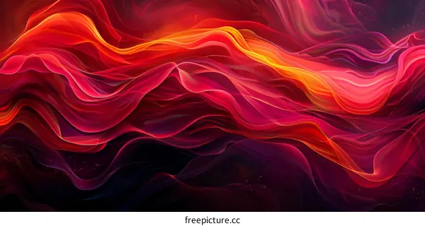 Red and pink flames