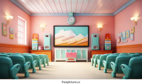 Cozy Home Theater for Family Entertainment