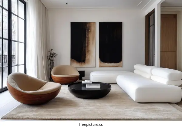 Modern Minimalist Living Room Interior Design