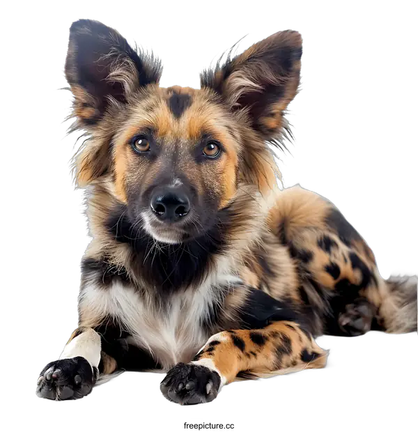 [Transparent Background PNG]African wild dog