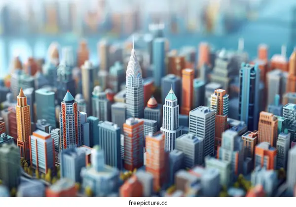 Awesome Cityscape in 3D