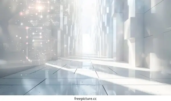 Abstract Futuristic Technology Background