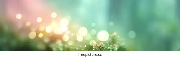 Abstract Bokeh Background with Soft Focus