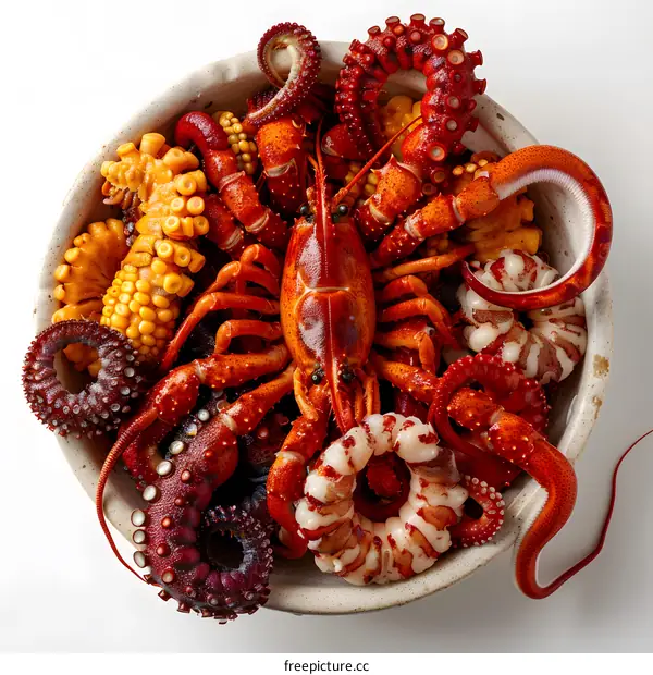 Lobster and Octopus Seafood Platter