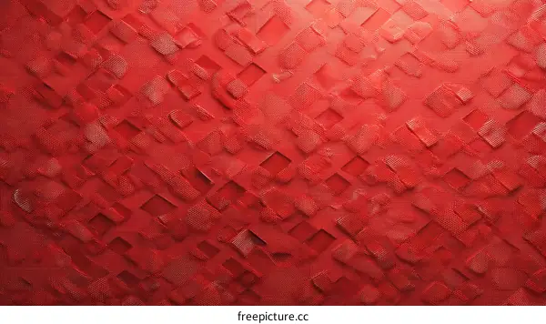 Abstract Red Geometric Pattern Design