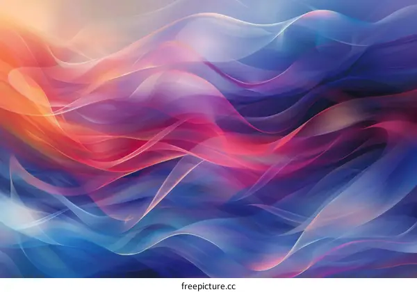 Abstract Flowing Colors