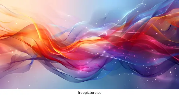 Colorful Wavy Smoke