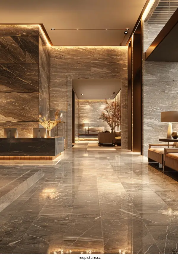 Modern Hotel Lobby Interior Design