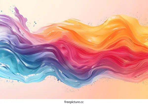 Colorful abstract painting