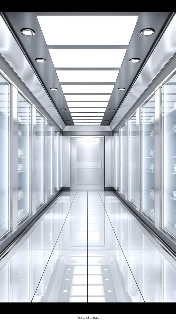 Futuristic Corridor Interior Design