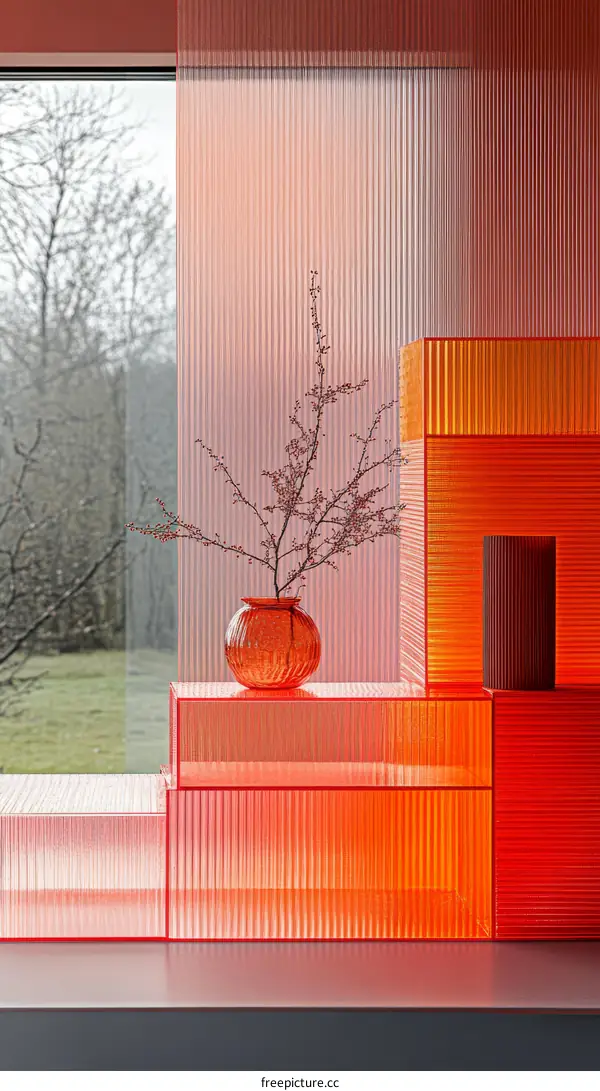 Modern Transparent  Acrylic  Shelving Display