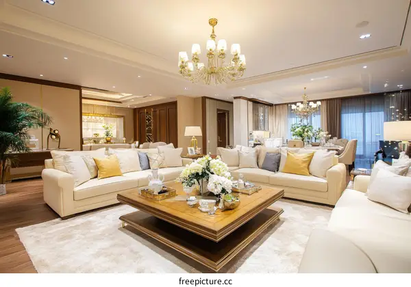 Luxury Modern Living Room Interior Design