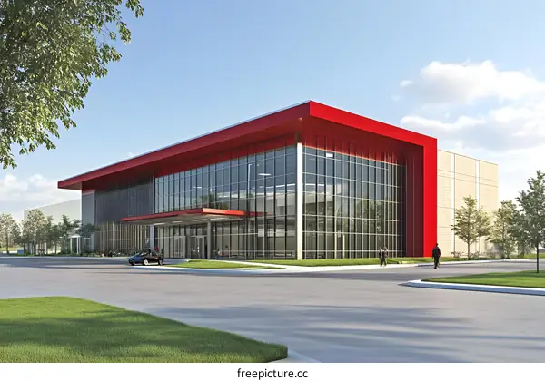 Modern Glass Building Architecture Design